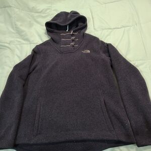 The North Face Charcoal Hooded Fleece